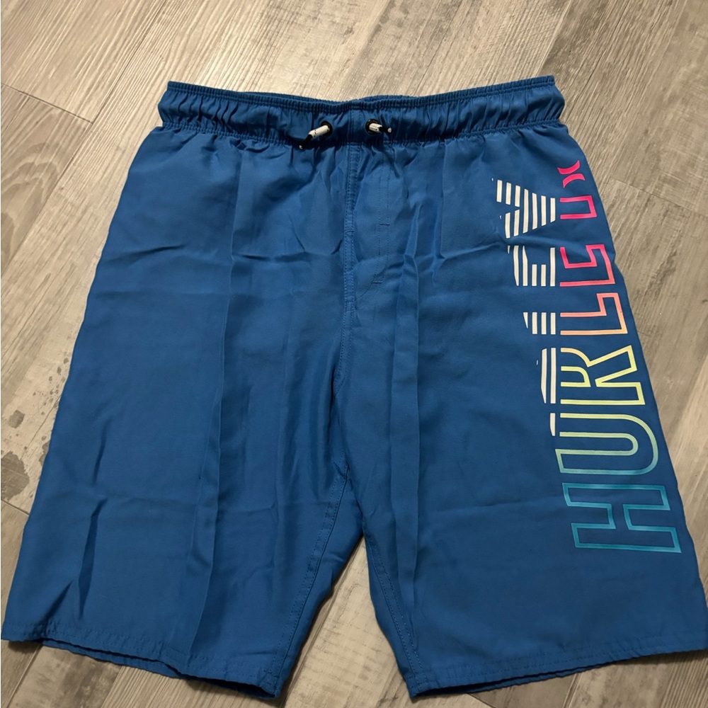 Hurley Ocean‎ Blue Swim Trunks